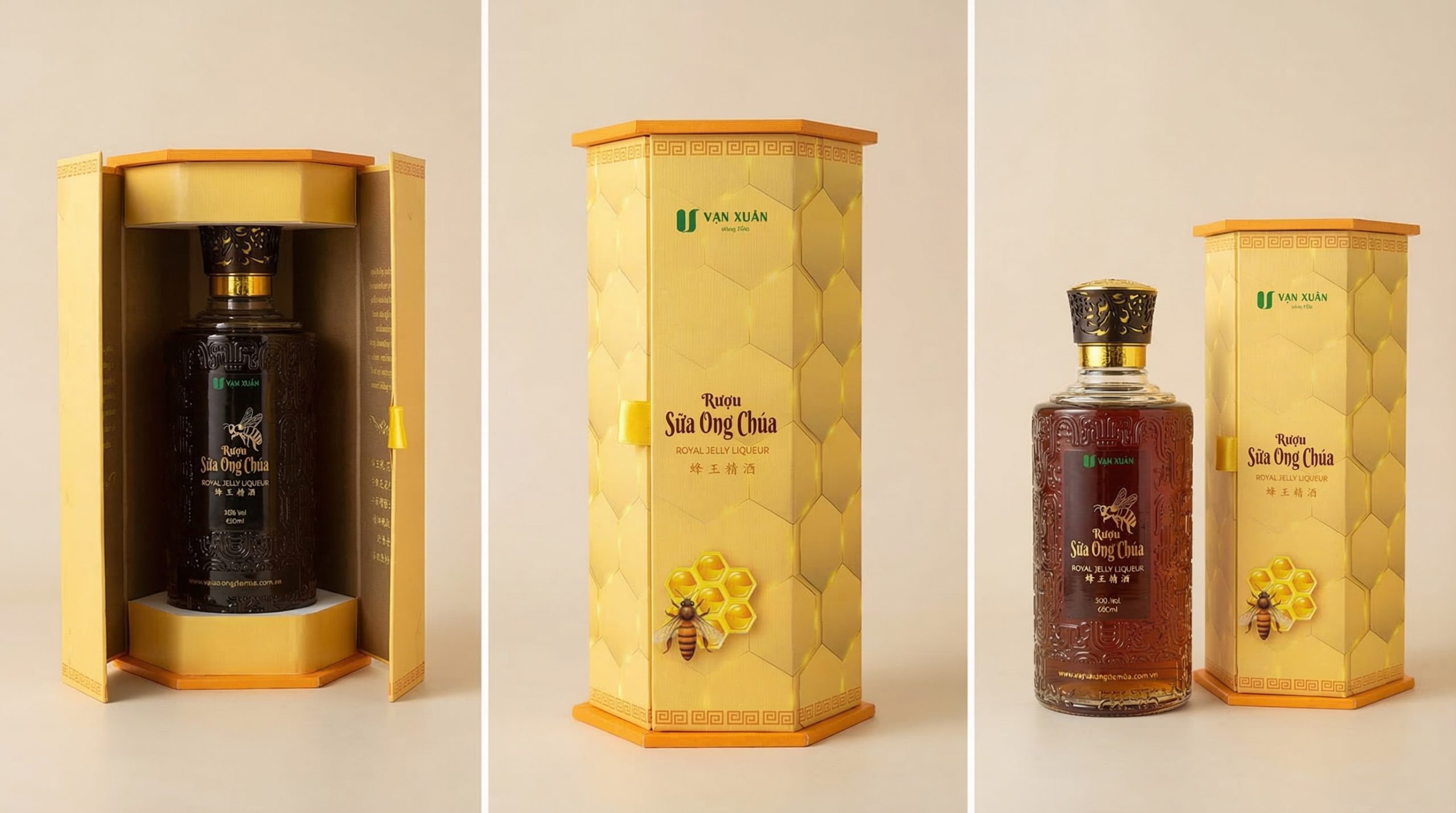 Rượu Sữa Ong Chúa Vạn Xuân 650ml